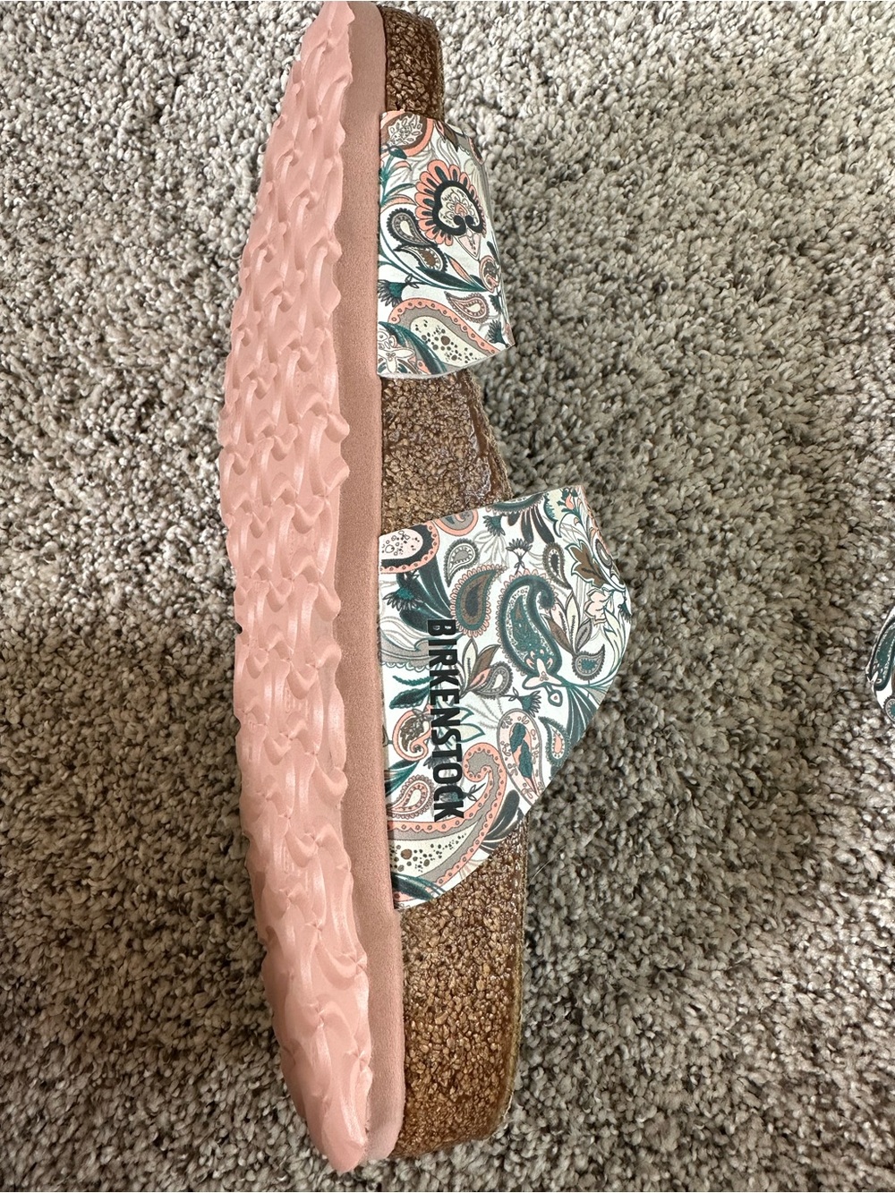 Birkenstock Sydney Vegan in Paisley Light Rose - Picture 9 of 12